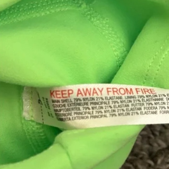 FP Movement Never Better Synergy Bra in Lime Glow Sz S EUC - Picture 5 of 9